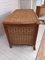 Vintage Bohemian Rattan Trunk Wicker Bamboo Ottoman, 1970s, Image 7