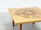 Tavolino da caffè fatto a mano in legno intarsiato, anni '70, Immagine 4