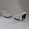 Plastic and Faux Leather Armchairs from Saporiti Italia, 1970s, Set of 2 7