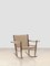 Rocking Chair en Cuir par Joaquim Tenreiro 1