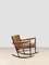 Brown Leather Rocking Chair, Image 1