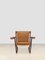 Rocking Chair en Cuir Marron 3