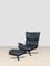 Black Paulistana Lounge Chair & Ottoman, Set of 2 2