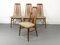 Teak Eva Chairs by Niels Koefoed for Hornslet Møbelfabrik, 1960s, Set of 4 3