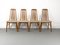 Teak Eva Chairs by Niels Koefoed for Hornslet Møbelfabrik, 1960s, Set of 4 1