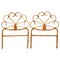 Bamboo Headboards, Italy, 1970s, Set of 2, Image 1