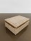 Rectangular Carved Travertine Box in the style of Fratelli Mannelli, Italy, 1970s 1