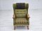 Danish Highback Armchair in Wool & Oak, 1970s, Image 7