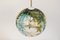 Green and Blue-Colored Murano Glass Pendant Lamp, 1970s 1