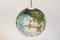 Green and Blue-Colored Murano Glass Pendant Lamp, 1970s, Image 1