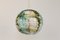 Lámpara colgante de cristal de Murano en verde y azul, años 70, Imagen 10