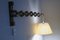 Lampada da parete articolata in teak di Erik Hansen, anni '60, Immagine 9