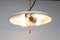 Murano Glass Terrazzo Ceiling Lamp from Massive, 1970s 5