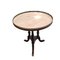 19th Century Round Auxiliar Table with Marble Top and Bronze Edges, Spain 8