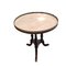 19th Century Round Auxiliar Table with Marble Top and Bronze Edges, Spain, Image 8