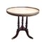 19th Century Round Auxiliar Table with Marble Top and Bronze Edges, Spain, Image 1