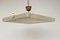 Large Mid-Century Square Recessed Lamp in Acrylic Glass and Brass, 1960s 7