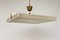 Large Mid-Century Square Recessed Lamp in Acrylic Glass and Brass, 1960s 6