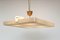 Large Mid-Century Square Recessed Lamp in Acrylic Glass and Brass, 1960s 12