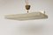 Large Mid-Century Square Recessed Lamp in Acrylic Glass and Brass, 1960s 1