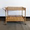 Bamboo & Rattan Serving Bar Cart Trolley by Franco Albini, Italy, 1960s, Image 1