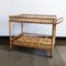 Bamboo & Rattan Serving Bar Cart Trolley by Franco Albini, Italy, 1960s, Image 3