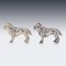 20th Century Edwardian Silver Dog Shaped Salts, London, 1908, Set of 2 2