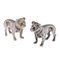 20th Century Edwardian Silver Dog Shaped Salts, London, 1908, Set of 2 1