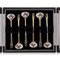 20th Century Silver Cased Cocktail Picks Horse Racing, 1960s, Set of 6 2
