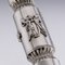 19th Century Victorian Silver Christmas Cracker Pin Cushion & Box, 1898, Image 5