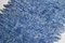 Tappeto Kilim Runner blu fatto a mano in lana, 1960, Immagine 6