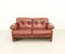 Coronado 2-Sitzer Sofa aus Cognacfarbenem Leder von Tobia Scarpa, 1969 5