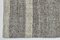 Alfombra Kilim de tejido plano en marrón y gris, 1960, Imagen 8