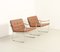 Safari Style Armchairs with Leather Strap Armrests, 1960s, Set of 2 10