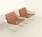 Safari Style Armchairs with Leather Strap Armrests, 1960s, Set of 2 3