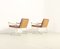 Safari Style Armchairs with Leather Strap Armrests, 1960s, Set of 2 8