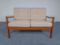 Mid-Century Danish Senator Teak 2-Seater Sofa by Ole Wanscher for Poul Jeppesen, Image 1