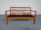Mid-Century Danish Senator Teak 2-Seater Sofa by Ole Wanscher for Poul Jeppesen, Image 11
