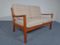 Mid-Century Danish Senator Teak 2-Seater Sofa by Ole Wanscher for Poul Jeppesen, Image 2