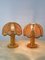 Mid-Century Bedside Table Lamps in Rattan, 1960s, Set of 2 2