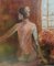 Sylvie De Franqueville, Female Nude from Behind, 1990s, Original Oil Painting on Canvas 1