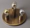 Space Age Ceiling Lamp in Brass from Tz Lights, 1980s, Image 1