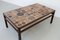 Danish Modern Tile Coffee Table in Wengé by Tue Poulsen for Willy Beck, 1960s 12