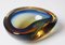 Blue Amber-Colored Murano Glass Bowl, 1950s, Image 8