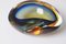 Blue Amber-Colored Murano Glass Bowl, 1950s 10