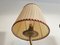 Large Mid-Century French Floor Lamp in Teak and Brass by Jean Royère, 1950s, Image 5