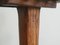 Brutalistischer Dreibein Aschenbecher aus Holz im Stil von Jean Touret, 1970er 7