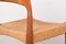 Danish Teak and Rope Chairs by Arne Hovmand Olsen for Mogens Kold, 1960s, Set of 4, Image 3