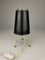 Small Mid-Century Tripod Table Lamp with Perforated Metal Shade, 1950 2