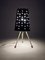 Small Mid-Century Tripod Table Lamp with Perforated Metal Shade, 1950, Image 5